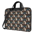 thumbnail image 1 of Lsque Cute Alpaca Pattern Laptop Bag – Portable & Slim Single-Shoulder Computer Case with Adjustable Strap, Protective, Lightweight for 13”/14”/15.6” Laptops, 1 of 8