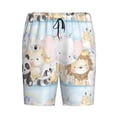 thumbnail image 1 of Lsque Cute Animals Mens Sleep Pajama Shorts,Short Pajama Pants, Cotton Ultra-Soft Knit-X-Large, 1 of 9