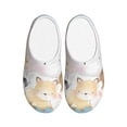 thumbnail image 1 of Lsque Cute Animals Pattern Womens Comfort Cotton on Scuff With Memory Foam and Anti-skid Sole Slipper-40/41, 1 of 7