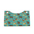 thumbnail image 1 of Lsque Cute Animals Printed Long Tissue Box Cover Holder, Facial Paper Organizer Dispenser,Triangle with Bottom Belt, PVC Leather Decorative Organizer, 1 of 9