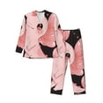 thumbnail image 1 of Lsque Cute Axolotl Sakura Blossoms A Pattern Long Sleeve Pajama Set for Men - Soft 2-Piece Sleepwear and Loungewear Set with Pockets, Comfy Nightwear-Large, 1 of 7
