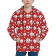 thumbnail image 1 of Lsque Cute Baseball Patten Youth Hoodie Sweatshirt Pullover with Kangaroo Pocket Boys and Girls Hoodie Warm Hoodie for Kids-Small, 1 of 6