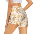 thumbnail image 1 of Lsque Cute Bee Gnome1 Printed Women's Running Shorts with Liner Pockets,Elastic Quick Dry Workout Athletic Gym Yoga Shorts,Womens High Waist Shorts-Medium, 1 of 9