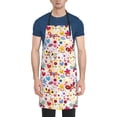 thumbnail image 1 of Lsque Cute Butterfly Flowers Waterproof Apron Chef Aprons for Men Heavy Duty Chemical Work Apron Extra Long Grilling Aprons with Adjustable Bib Apron, 1 of 9
