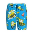 thumbnail image 1 of Lsque Cute Car Cartoon Mens Sleep Pajama Shorts,Short Pajama Pants, Cotton Ultra-Soft Knit-Large, 1 of 9