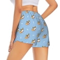thumbnail image 1 of Lsque Cute Cartoon Corgi Printed Women's Running Shorts with Liner Pockets,Elastic Quick Dry Workout Athletic Gym Yoga Shorts,Womens High Waist Shorts-Large, 1 of 9