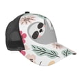 thumbnail image 1 of Lsque Cute Cartoon Sloth Printed Trucker Hat - Baseball Cap for Men Women - Breathable Mesh Side, Adjustable Fit - for Casual Wear, 1 of 7