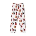 thumbnail image 1 of Lsque Cute Cat And Christmas Gift Print Men's Pajama Pants, Lounge Pant - Comfortable Home Wear,Elastic Waistband, Stylish Design-X-Large, 1 of 9