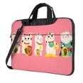 thumbnail image 1 of Lsque Cute Cat Pattern Laptop Bag – Portable & Slim Single-Shoulder Computer Case with Adjustable Strap, Protective, Lightweight for 13”/14”/15.6” Laptops, 1 of 8