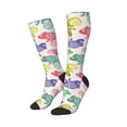 thumbnail image 1 of Lsque Cute Chameleons Printed Crew Socks Men's Women's LightWeight Thin Casual Calf Socks ,Knee High Socks,Cotton Socks, 1 of 9