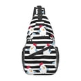 thumbnail image 1 of Lsque Cute Chicken Pattern Cross Chest Bag Diagonally – Premium Durable Front Chest Sling with Adjustable Padded Strap, High-Capacity Storage, 1 of 8