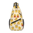 thumbnail image 1 of Lsque Cute Chicken Pattern Cross Chest Bag Diagonally – Premium Durable Front Chest Sling with Adjustable Padded Strap, High-Capacity Storage, 1 of 8