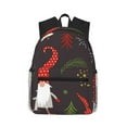 thumbnail image 1 of Lsque Cute Christmas Gnomes Classic Casual Backpack - Large Capacity Water-Resistant Backpack for School, Work, Travel, and Outdoor Activities, 1 of 8