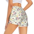 thumbnail image 1 of Lsque Cute Cow Printed Women's Running Shorts with Liner Pockets,Elastic Quick Dry Workout Athletic Gym Yoga Shorts,Womens High Waist Shorts-Small, 1 of 9