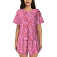 thumbnail image 1 of Lsque Cute Cowgirl Women's Short-Sleeved Pajama Set - 2 Piece Soft and Lightweight Sleepwear Set-3X-Large, 1 of 9