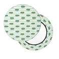 thumbnail image 1 of Lsque Cute Crocodile Round Bar chair cushion covers Velvet Fabric Premium Comfort Protects from Scratches and Stains for 14-17 Inch Chair- 14 inch, 1 of 7