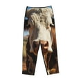 thumbnail image 1 of Lsque Cute Daisy Cow Print Women's Pajama Pants, Lounge Pant - Comfortable Home Wear,Elastic Waistband, Stylish Design-X-Large, 1 of 9