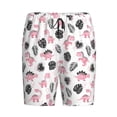 thumbnail image 1 of Lsque Cute Dinosaur Mens Sleep Pajama Shorts,Short Pajama Pants, Cotton Ultra-Soft Knit-Small, 1 of 9