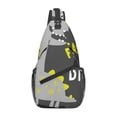 thumbnail image 1 of Lsque Cute Dinosaur Pattern Cross Chest Bag Diagonally – Premium Durable Front Chest Sling with Adjustable Padded Strap, High-Capacity Storage, 1 of 8