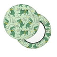 thumbnail image 1 of Lsque Cute Dinosaurs in Space Round Bar chair cushion covers Velvet Fabric Premium Comfort Protects from Scratches and Stains for 14-17 Inch Chair- 14 inch, 1 of 7