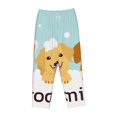thumbnail image 1 of Lsque Cute Dog In Bathtub1 Print Women's Pajama Pants, Lounge Pant - Comfortable Home Wear,Elastic Waistband, Stylish Design-Medium, 1 of 9
