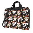 thumbnail image 1 of Lsque Cute Dog Panda Pattern Laptop Bag – Portable & Slim Single-Shoulder Computer Case with Adjustable Strap, Protective, Lightweight for 13”/14”/15.6” Laptops, 1 of 8