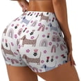 thumbnail image 1 of Lsque Cute Dog Pattern High Waisted Biker Shorts for Women-Tummy Control Fitness Athletic Workout Running Yoga Gym Shorts,Moisture-Wicking-X-Large, 1 of 9
