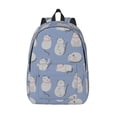 thumbnail image 1 of Lsque Cute Fat Cat Pattern Canvas Daypack, Durable Backpack, High-quality Versatile Backpack,Vintage Compact Backpack-Small, 1 of 6
