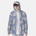 thumbnail image 1 of Lsque Cute Fat Cat UPF 50+ Lightweight Sun Protection Men's Women's Long Sleeve Shirt, Hoodie Performance -Small, 1 of 9