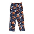 thumbnail image 1 of Lsque Cute Foxes Print Women's Pajama Pants, Lounge Pant - Comfortable Home Wear,Elastic Waistband, Stylish Design-Large, 1 of 9