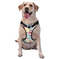 thumbnail image 1 of Lsque Cute French Bulldog Dog Harness, No-Pull Pet Harness with 2 Leash Clips, Adjustable Soft Padded Dog Vest with Easy Control Handle for Large Dogs-X-Large, 1 of 9