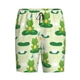 thumbnail image 1 of Lsque Cute Frog1 Mens Sleep Pajama Shorts,Short Pajama Pants, Cotton Ultra-Soft Knit-XX-Large, 1 of 9