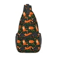 thumbnail image 1 of Lsque Cute Little Foxes Pattern Cross Chest Bag Diagonally – Premium Durable Front Chest Sling with Adjustable Padded Strap, High-Capacity Storage, 1 of 8
