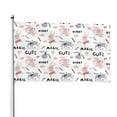 thumbnail image 1 of Lsque Cute Magic Bunny Pattern Flag,Cute Magic Bunny Printed Garden Flag 48 x 72 in - Double Sided Small Flags for Yard, 1 of 9