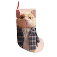 thumbnail image 1 of Lsque Cute Mouse In Glasses Pattern 18 Inch Christmas Stockings, Festive Holiday Stocking for Christmas Decorations Holiday Decor, 1 of 8