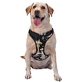 thumbnail image 1 of Lsque Cute Mushroom Landscape Dog Harness, No-Pull Pet Harness with 2 Leash Clips, Adjustable Soft Padded Dog Vest with Easy Control Handle for Large Dogs-Medium, 1 of 1