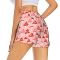 thumbnail image 1 of Lsque Cute Mushroom1 Printed Women's Running Shorts with Liner Pockets,Elastic Quick Dry Workout Athletic Gym Yoga Shorts,Womens High Waist Shorts-Small, 1 of 9
