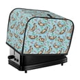 thumbnail image 1 of Lsque Cute Otters Print 2 Slice Toaster Cover , Kitchen Appliance Dustproof Protector , Toaster Protector Dustproof Kitchen Appliance Cover, 1 of 7