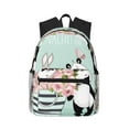 thumbnail image 1 of Lsque Cute Panda Classic Casual Backpack - Large Capacity Water-Resistant Backpack for School, Work, Travel, and Outdoor Activities, 1 of 8