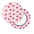 thumbnail image 1 of Lsque Cute Pig Nose Round Bar chair cushion covers Velvet Fabric Premium Comfort Protects from Scratches and Stains for 14-17 Inch Chair- 12 inch, 1 of 7