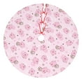 thumbnail image 1 of Lsque Cute Pig Print Christmas Tree Skirt, Tree Skirt with Ties or Velcro, Perfect for Holiday Decorations, Halloween, and New Year-48", 1 of 7