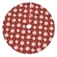 thumbnail image 1 of Lsque Cute Pig with Coins Print Christmas Tree Skirt, Tree Skirt with Ties or Velcro, Perfect for Holiday Decorations, Halloween, and New Year-30", 1 of 7