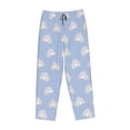 thumbnail image 1 of Lsque Cute Poodle Dog Print Women's Pajama Pants, Lounge Pant - Comfortable Home Wear,Elastic Waistband, Stylish Design-, 1 of 9