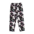 thumbnail image 1 of Lsque Cute Poodle Dog Print Women's Pajama Pants, Lounge Pant - Comfortable Home Wear,Elastic Waistband, Stylish Design-X-Large, 1 of 9