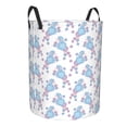 thumbnail image 1 of Lsque Cute Poodle Dog pattern Laundry Hamper Basket, Tall Woven Rope Hamper Basket for Clothes, Lightweight Storage Basket, Collapsible Waterproof-, 1 of 8