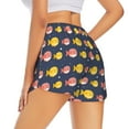thumbnail image 1 of Lsque Cute Puffer Fish Printed Women's Running Shorts with Liner Pockets,Elastic Quick Dry Workout Athletic Gym Yoga Shorts,Womens High Waist Shorts-XX-Large, 1 of 9