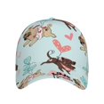 thumbnail image 1 of Lsque Cute Pug Dogs Baseball Cap Trucker Low Profile Hat Golf Dad Hat Adjustable Original Classic Unconstructed Plain Cap Men Women, 1 of 9
