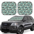 thumbnail image 1 of Lsque Cute Puppy 2 PCS Windshield Sun Shade | CarFoldable Window Covers | Car Accessories Reflect UV for Universal Cars SUV Truck | Small, 1 of 7