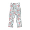 thumbnail image 1 of Lsque Cute Rabbit And Heart Print Men's Pajama Pants, Lounge Pant - Comfortable Home Wear,Elastic Waistband, Stylish Design-Medium, 1 of 9