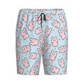 thumbnail image 1 of Lsque Cute Rabbit Mens Sleep Pajama Shorts,Short Pajama Pants, Cotton Ultra-Soft Knit-3X-Large, 1 of 9